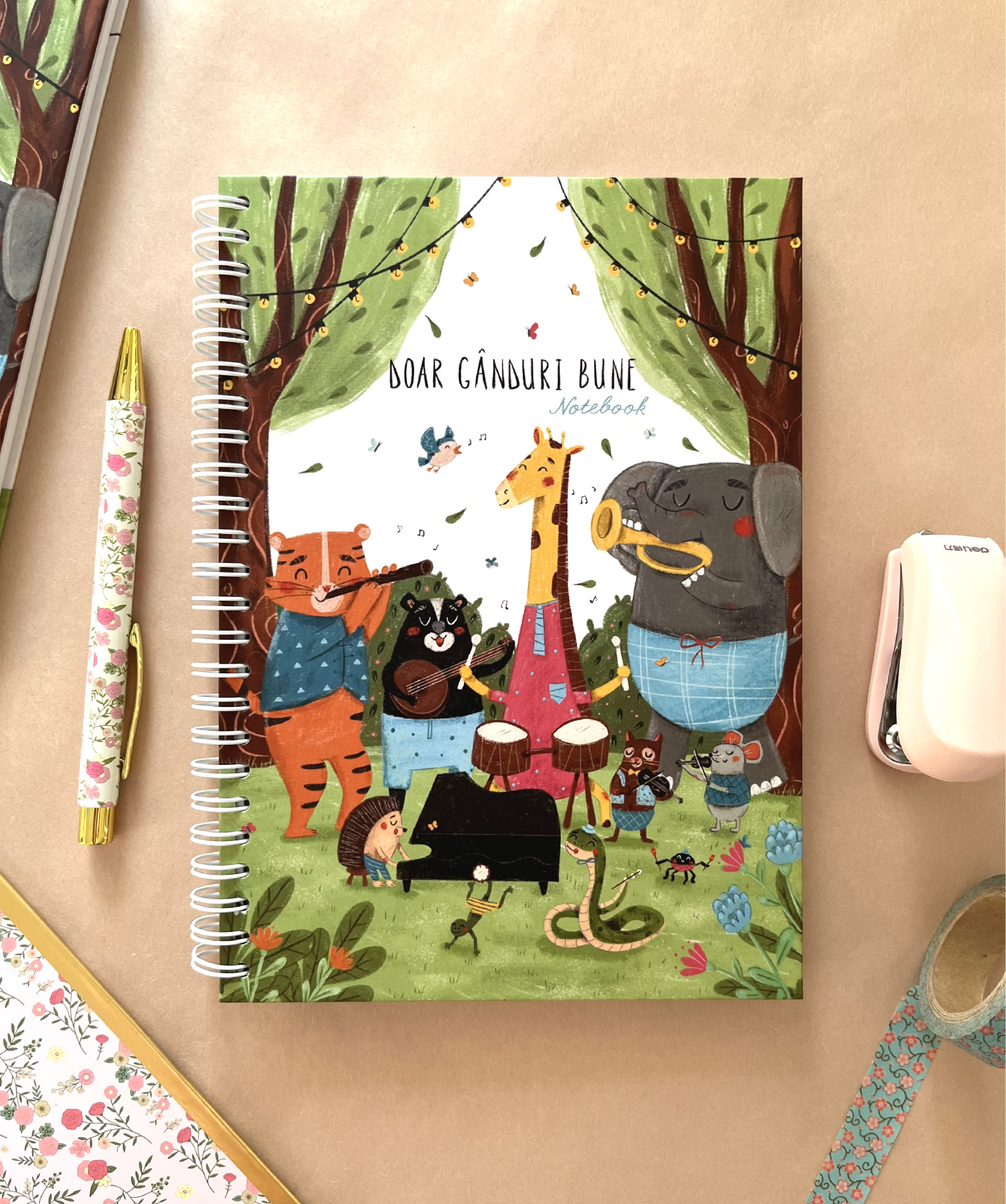Agenda „Doar Gânduri Bune” + cadou 1 stiker sheet. - imagine 2