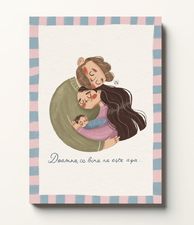 Print de artă – ”Ce bine ne este!” - imagine 2