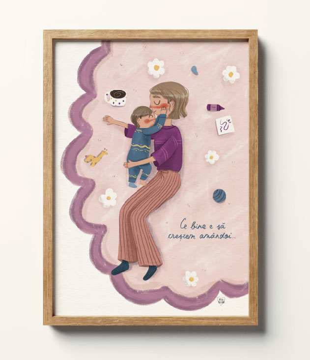 Print de artă – ”Crestem amandoi”