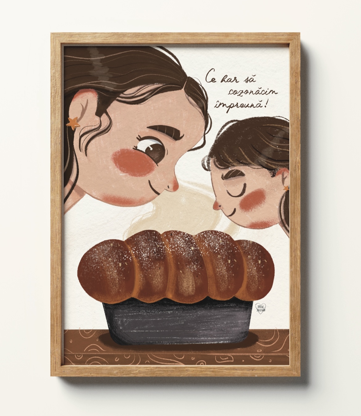 Print de artă – "Ce har să cozonăcim împreună"