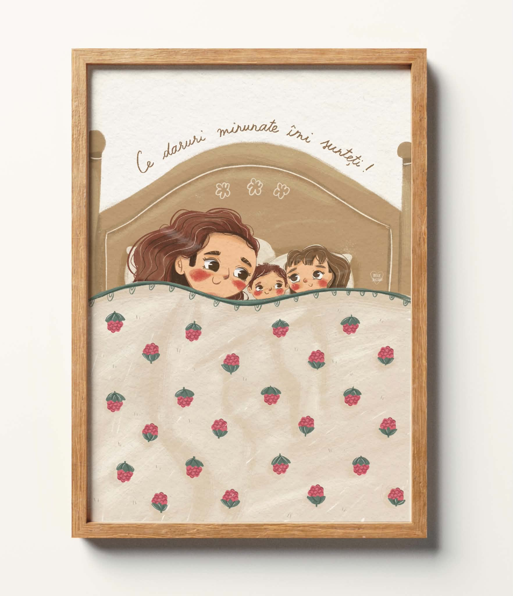 Print de artă – ”Ce daruri minunate îmi sunteți!" - imagine 2